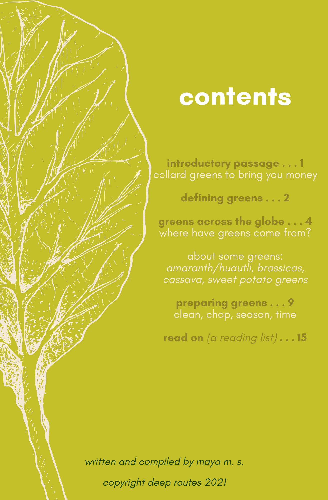 Collards Plant Profile (Digital)
